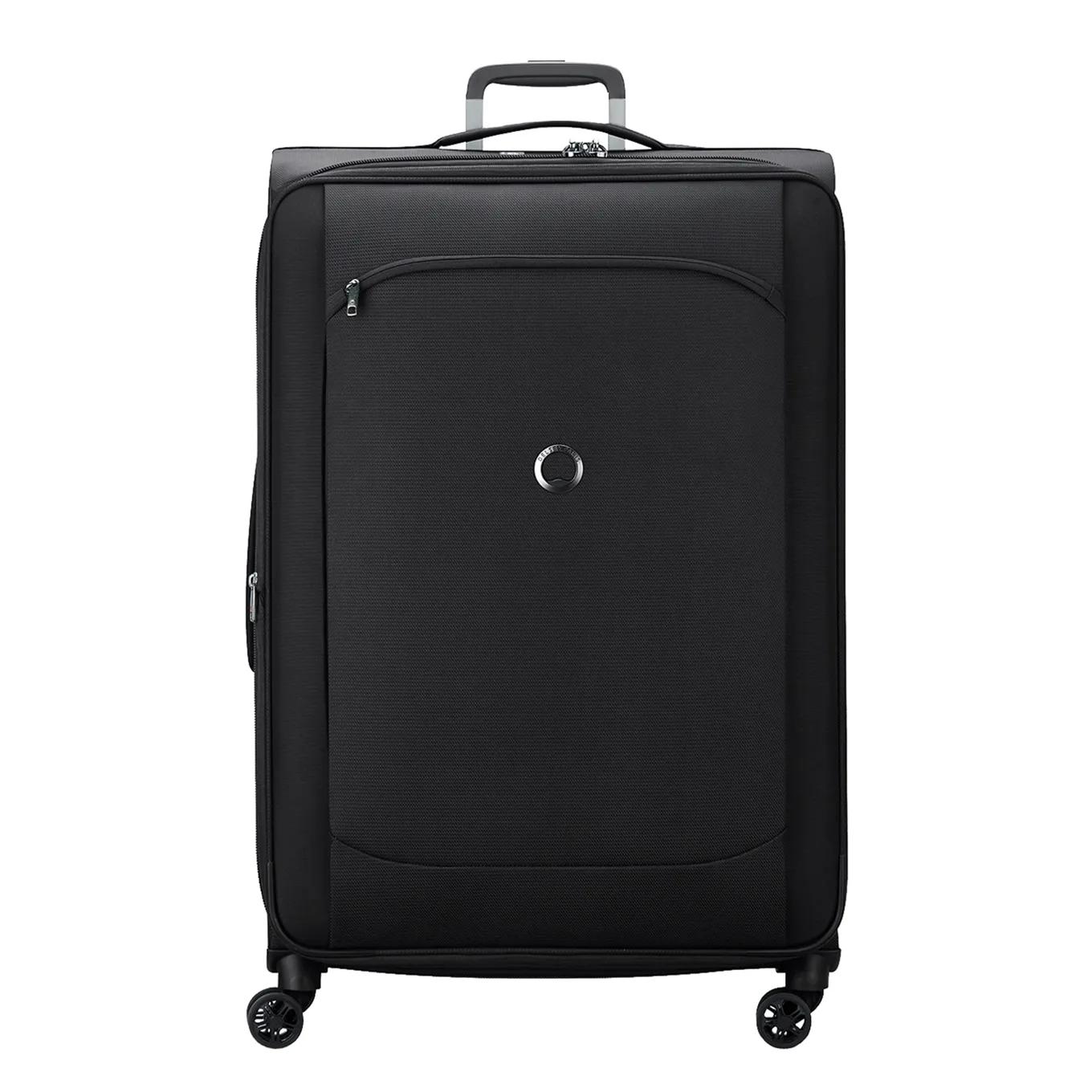 Delsey  trolley xl expandable Zwart  Zwart main product image