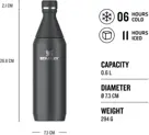 Stanley Thermosfles - Zwart 0.6L