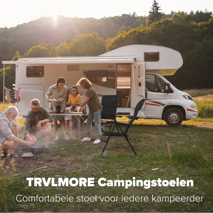 Campingstoel 7 standen 2-Pack