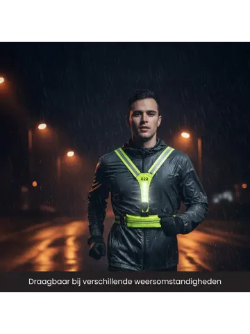 Hardloopvest met Opbergvak oplaadbaar