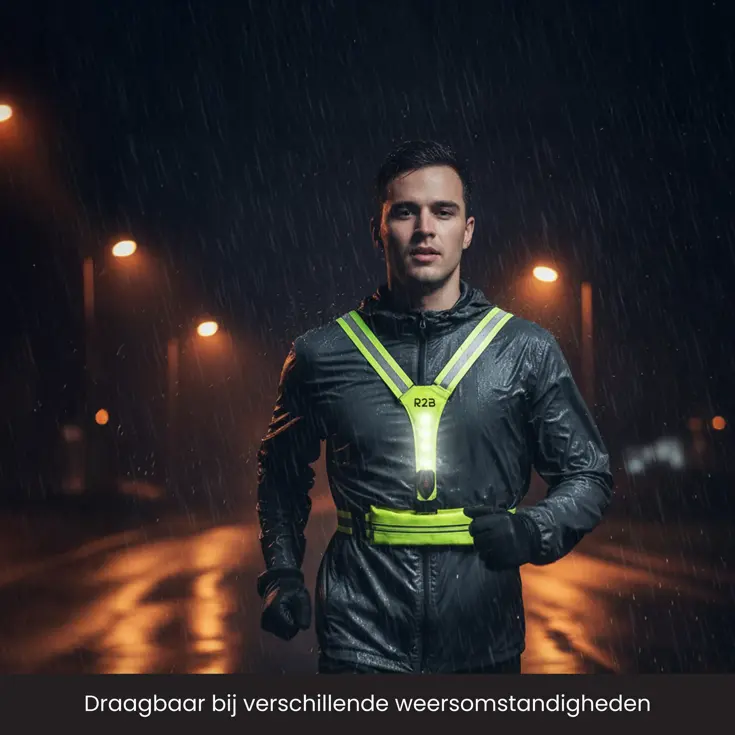 Hardloopvest met Opbergvak - Verlichting