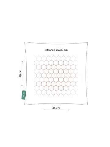 Qnuss Warmtekussen Fluweel 45x45