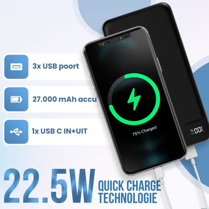 Strex Powerbank 27.000mAh