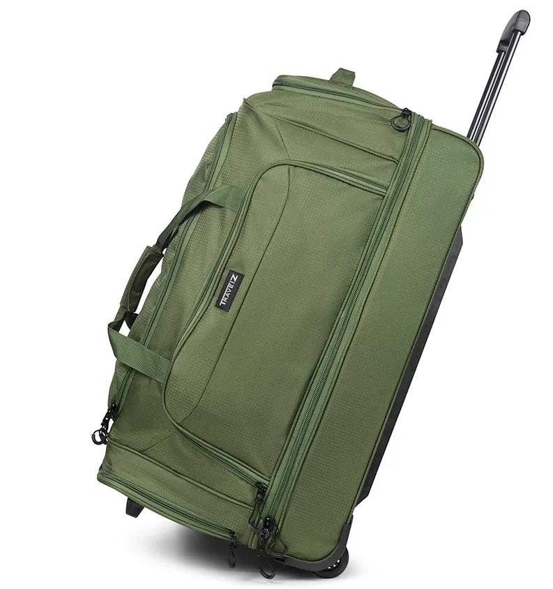 Travelz  Reistas met wielen 96 Ltr  Groen