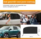 R2B Zonnescherm Auto Zijruit - Set van 2