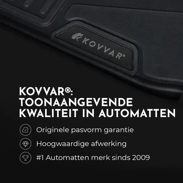 Rubber Kofferbakmat voor Volkswagen Golf 8