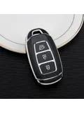 TPU Sleutelhoesje voor Hyundai zwart D3