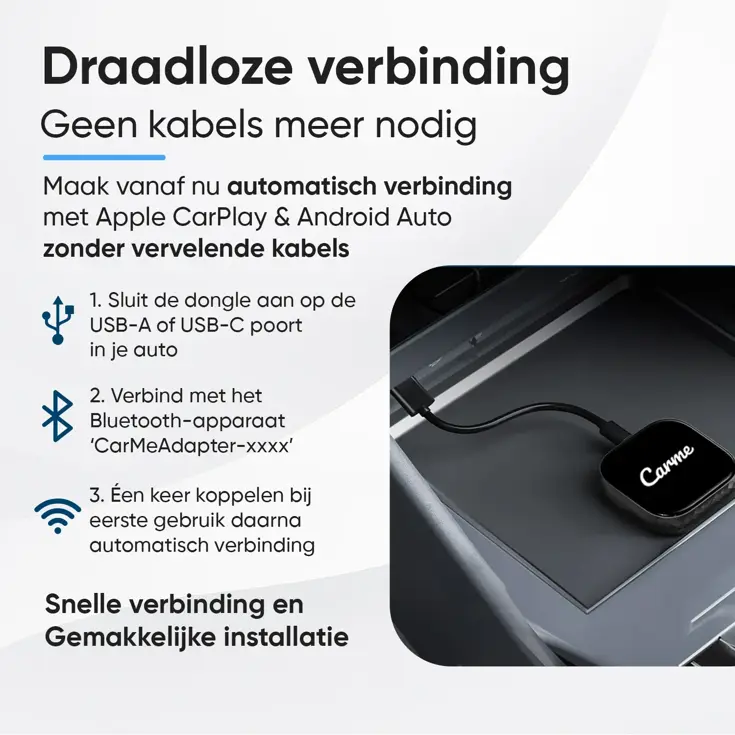 Premium 2-in-1 CarPlay & Android Auto Dongle