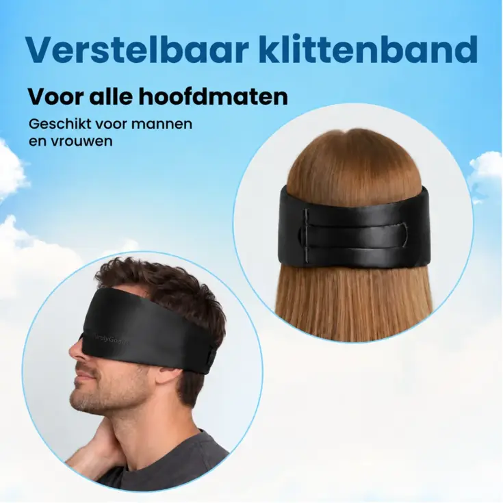 Zijden Slaapmasker - Verduisterend - Verstelbaar