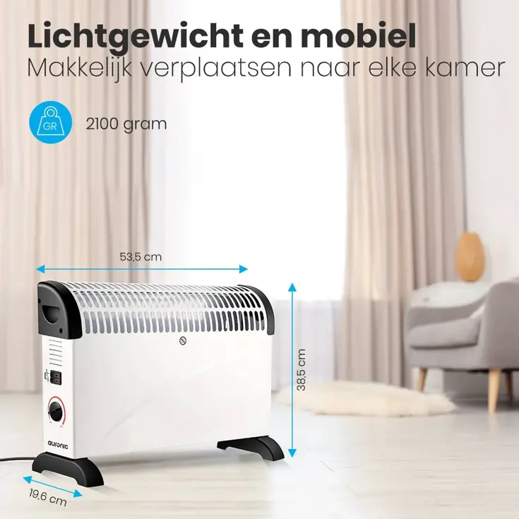 Convectorkachel – 2000W