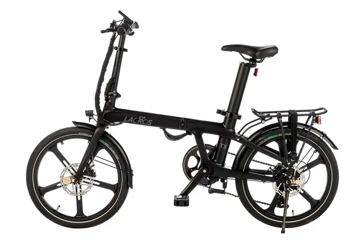 Lacros TX Carbon zwart opvouwbare e-bike