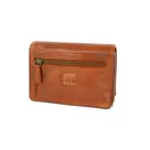 Nina - Leren overslagportemonne - 9 pasjes