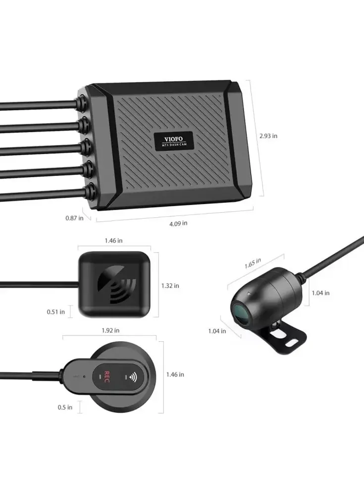 Viofo MT1 2CH Dual Wifi GPS 32gb motor dashcam