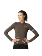 Solid Fietsshirt Lange Mouwen Performance  Dames