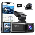 Redtiger F7N 4K Wifi GPS 2CH 64gb dashcam