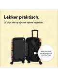 Handbagage Koffer met print - 55cm