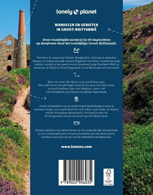 Lonely Planet wandelgids Groot-Brittannië