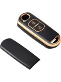 TPU Sleutelhoesje voor Mazda goud A2