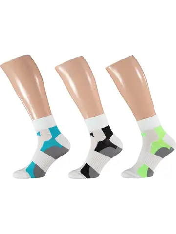 3 paar - Quarter - Fietssokken