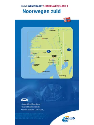ANWB Wegenkaart Noorwegen-Zuid
