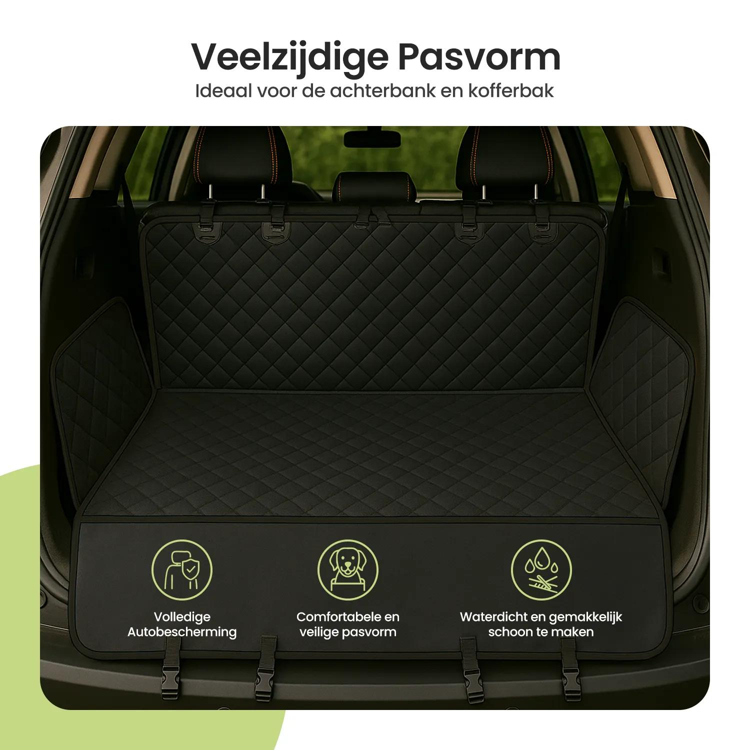 hondendeken voor de achterbank voor Volvo XC40 1 (I) 536 I 2017-2024, Waterdichte kinderstoelonderlegger autodeken voor hond op achterbank met veiligheidsgordel,A