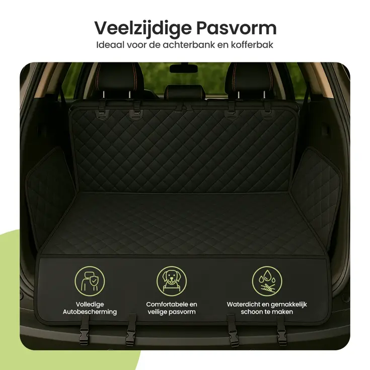 Hondendeken Auto Achterbank - Incl. Accessoires