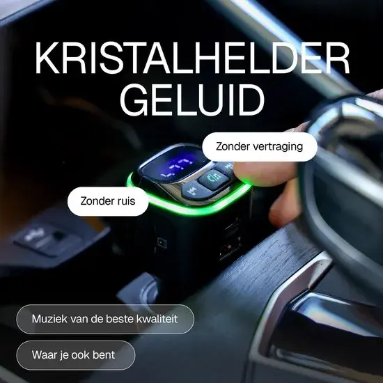 Wegman Bluetooth FM Transmitter Carkit USB-C