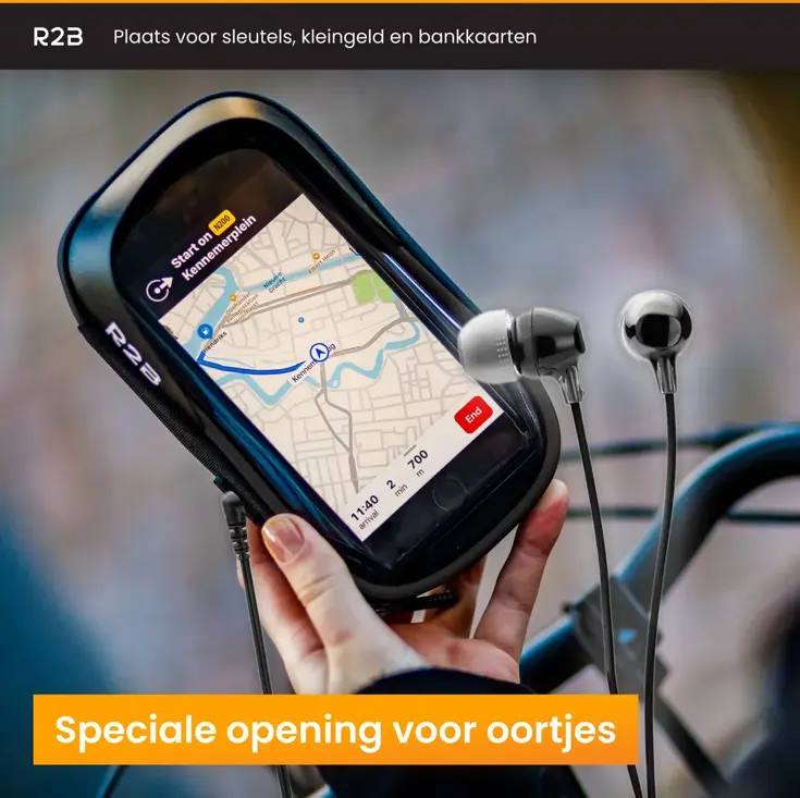 Telefoonhouder Fiets en Motor Waterdicht