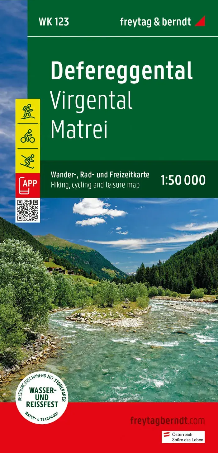 Wandelkaart WK123 Matrei - Defereggen