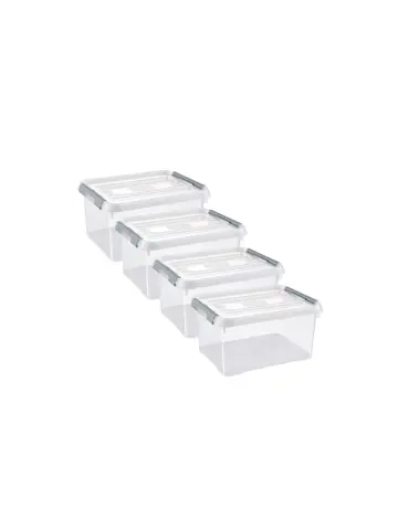 Curver Handy+ Opbergbox - 15L - 4 stuks