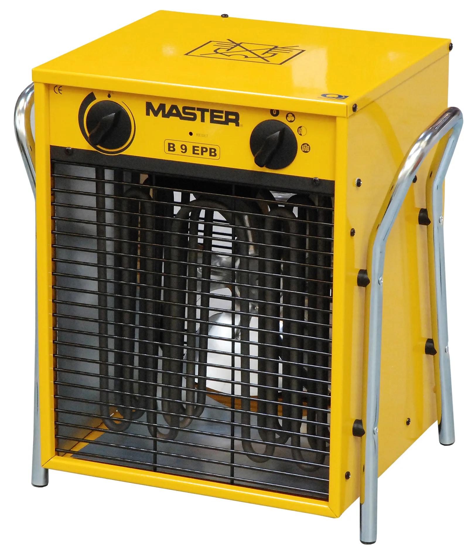 Master  Elektrische Heater B 9 EPB  9KW  Geel