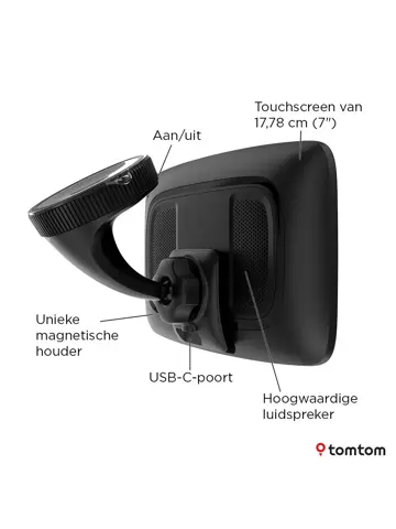 GO Navigator 7" Europa - Navigatiesysteem - TomTom