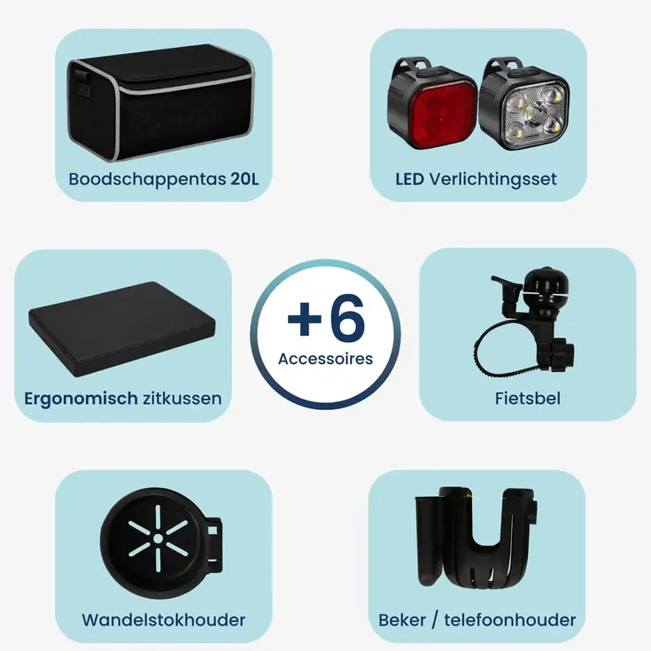 Rollator - Lichtgewicht & opvouwbaar - 6,9 kg