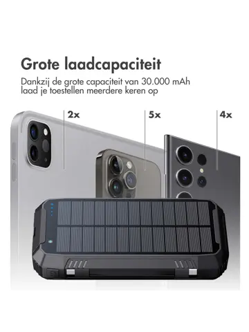 Solar Powerbank 30.000 mAh