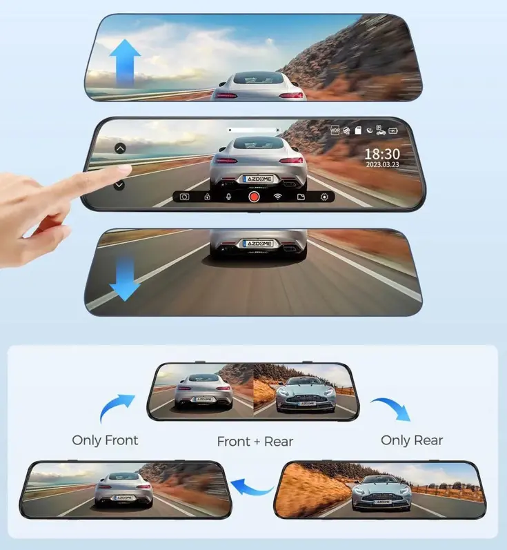 PG17 Max 4K 2CH Wifi GPS 64gb dashcam