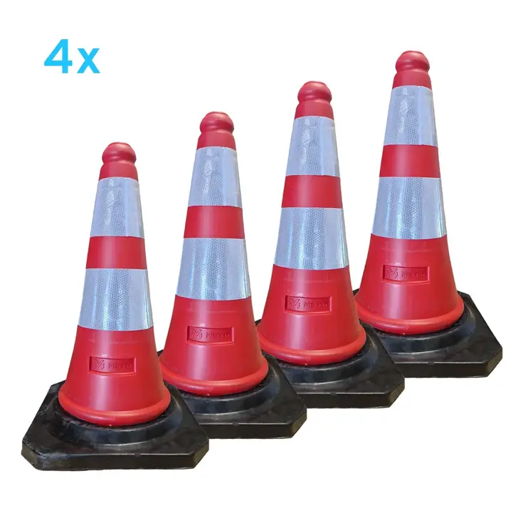 Oranje pion mexxo 50 cm 4 stuks