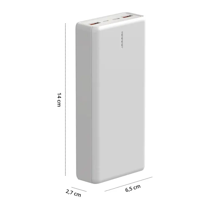 Powerbank 20.000 mAh - Wit
