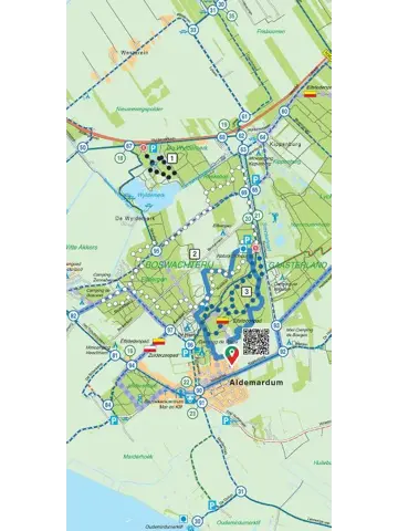 Falk Regiokaart Zuid-West Friesland inclusief Gaasterland