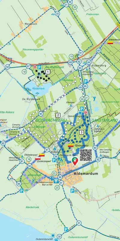 Falk Regiokaart Zuid-West Friesland inclusief Gaasterland