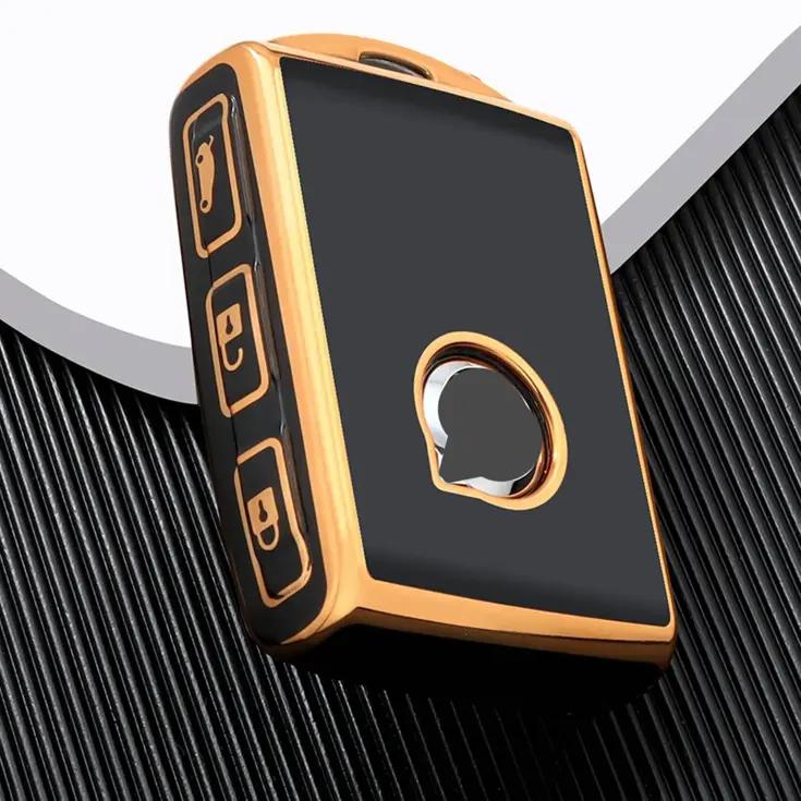 TPU Sleutelhoesje voor Volvo goud