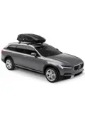 Thule dakkoffer Force M 400 liter Zwart Mat