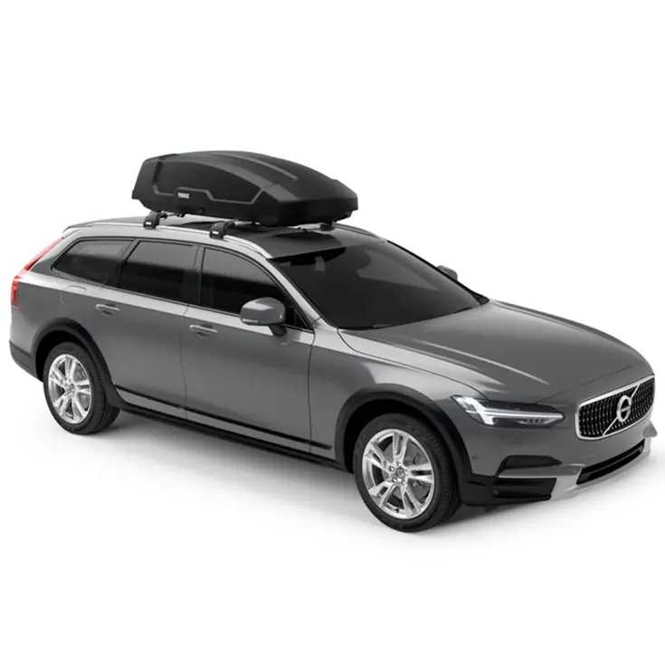 Thule dakkoffer Force M 400 liter Zwart Mat