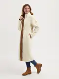 River Dames Lange tussenjas - Teddy look