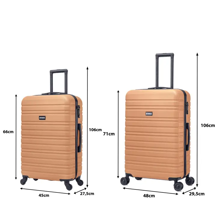 Kofferset 4 delige ABS 29 39 74 en 95L TSA-slot