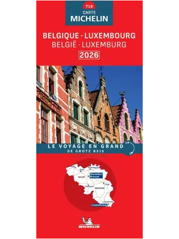 Michelin wegenkaart 716 België/Luxemburg 2026 