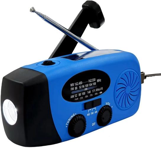 Noodradio Solar Opwindbaar - FM/AM - 5000mAh