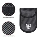 2 x RFID Autosleutel Hoesje Anti-Skim Carbon Style