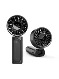 Oplaadbare Handventilator met Powerbank - Zwart