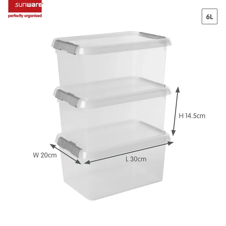 Comfort line - Opbergbox - 6L - 3-dlg
