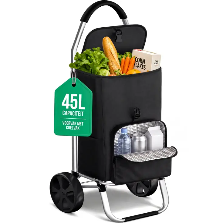Boodschappentrolley 45L - Koelvak